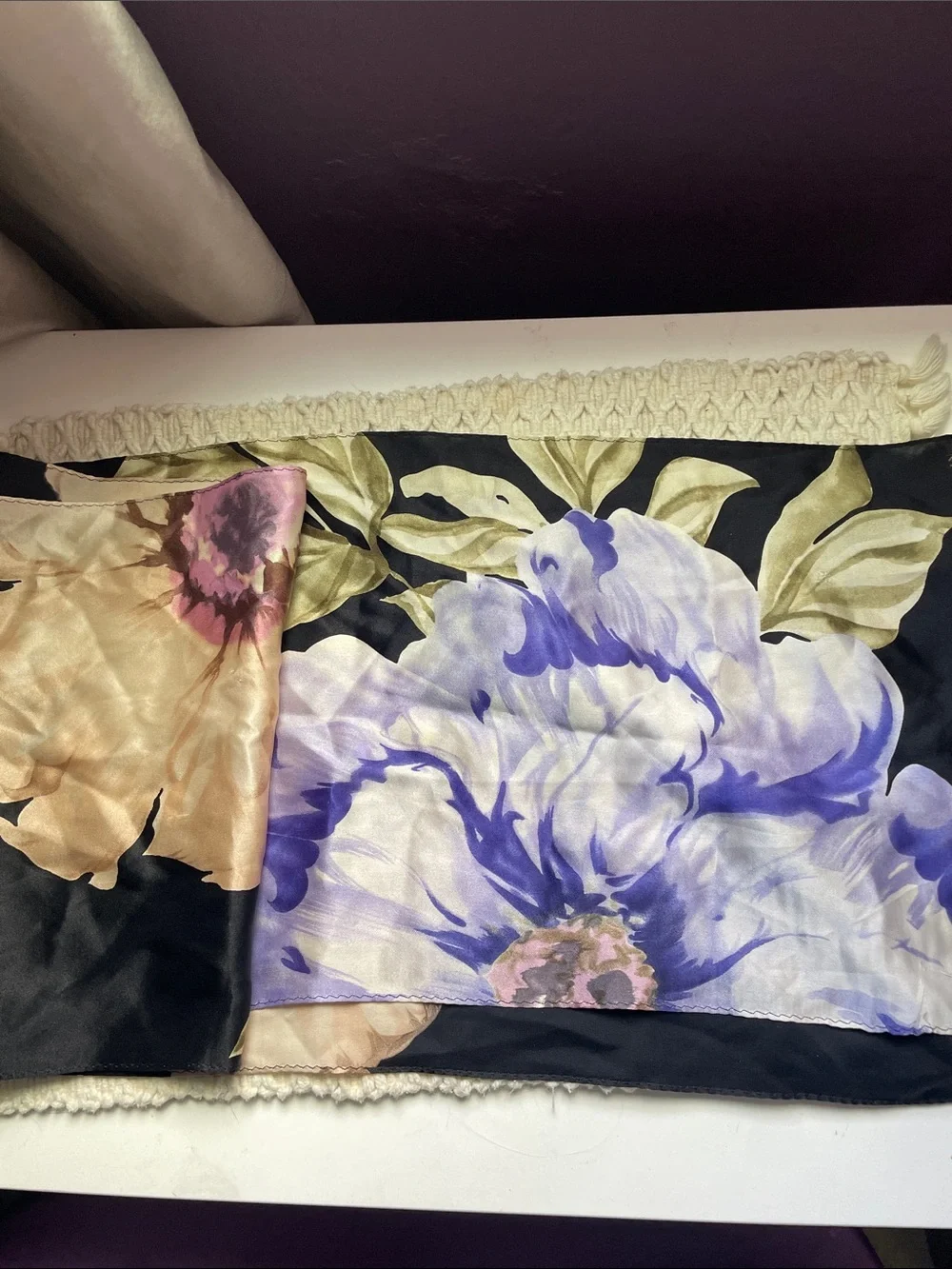 VTG ANNE KLEIN SILK SCARF